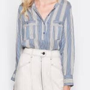 JOIE FANE TOP IN LARKSPUR SIZE XS
